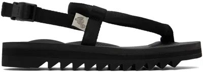 Suicoke Black Kat-3 Sandals