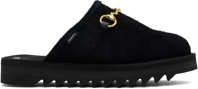 Suicoke Black New Wave Bit Mules