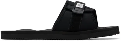 Suicoke Black Padri Sandals