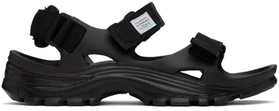 Suicoke Black Wake Sandals