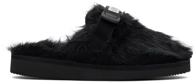 Suicoke Black Zavo-2eu Slippers