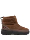 Suicoke Bower Suede Snow Boots In Brown