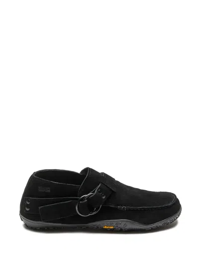 Suicoke Buckle-strap Sneakers In Black
