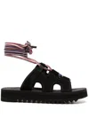 Suicoke Sandalen Mit Dicker Sohle In Black