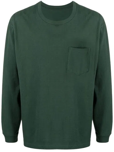 Suicoke Langarmshirt Mit Rundhalsausschnitt In Green