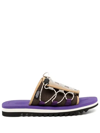 Suicoke Dao-2 Sandalen Mit Kordelzug In Brown X Purple