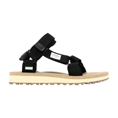 Pre-owned Suicoke Depa-2cab-eco 'black Beige Speckled'