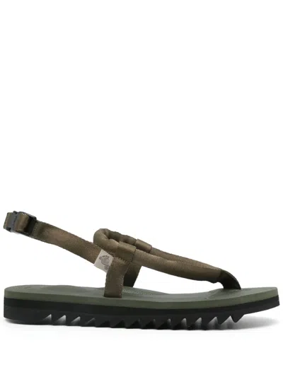 Suicoke Depa-2trab Sandals In Green