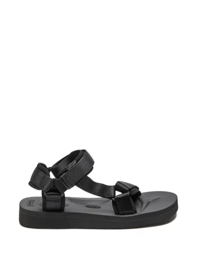Suicoke Depa Ankle-strap Sandals In Black