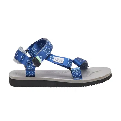 Pre-owned Suicoke Depa-cab 'paisley - Navy Grey' In Blue