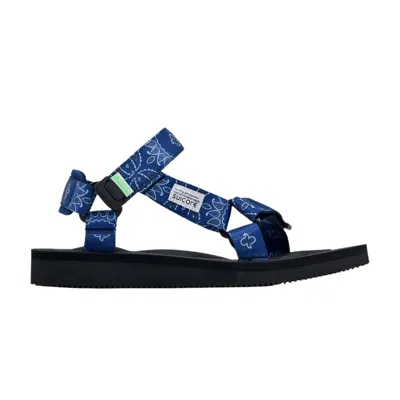 Pre-owned Suicoke Depa-cab-pt02 'paisley - Navy' In Blue