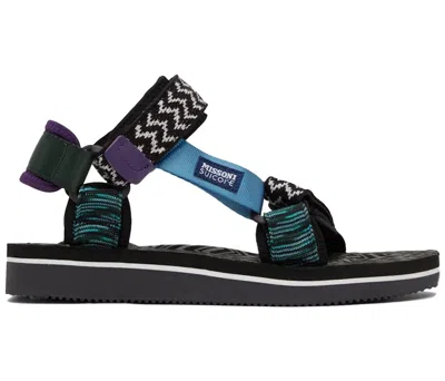 Pre-owned Suicoke Depa Missoni Sneakers In Black