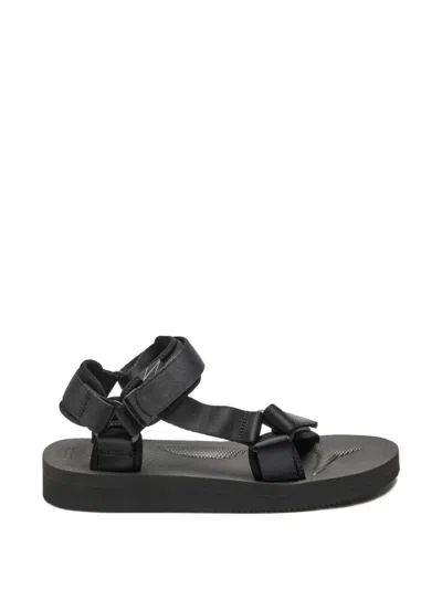 Suicoke Depa Strappy Sandals In Black