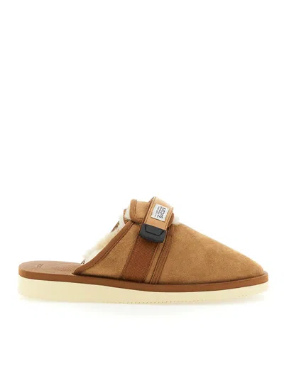 Suicoke Flip Flops In Beige