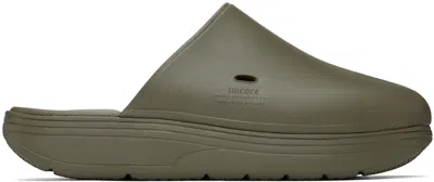 Suicoke Green Polk Loafers In Olive