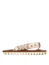 Suicoke X Needles Geta Sandalen Mit Zehensteg In White