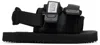 Suicoke Kids Black Moto Sandals In Black