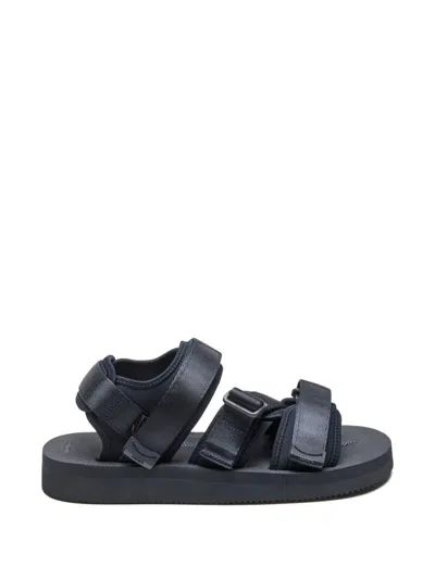 Suicoke Kisee Touch-strap Sandals In Blue