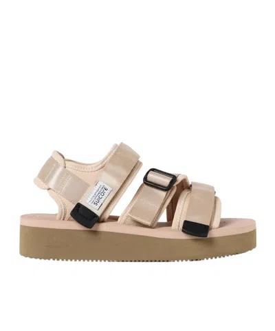 Suicoke Kisee-vpo Logo-detail Sandals In Pink
