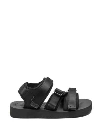 Suicoke Kisee-v Strappy Sandals In Black