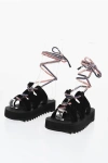 Suicoke Lace-up Suede Ray-ab Sandals In Multi