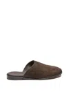 Suicoke Leather Mules In Brown