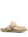 Suicoke Lemi Suede Loafers In Neutrals