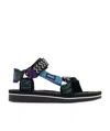 Suicoke Logo Sandals In Black