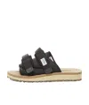 Suicoke Open-toe Sandals Black Sandals In Black