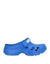 Suicoke Toe Almond Cut-out Low Heel Rubber In Blue