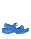 Suicoke Man Sandals Bright Blue Size 7 Rubber, Textile Fibers In Blue