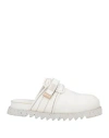 Suicoke X Marsell Zavo Leather Mules In White