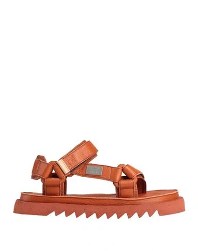 Suicoke Marsèll X  Man Sandals Rust Size 9 Soft Leather In Red