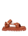 Suicoke Marsèll X  Woman Sandals Brown Size 8 Soft Leather