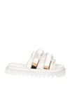 Suicoke Marsèll X  Woman Sandals Off White Size 7 Leather In Off White