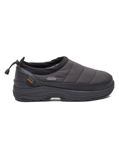 Suicoke Men's Pepper Slip-on Sneakers In Black