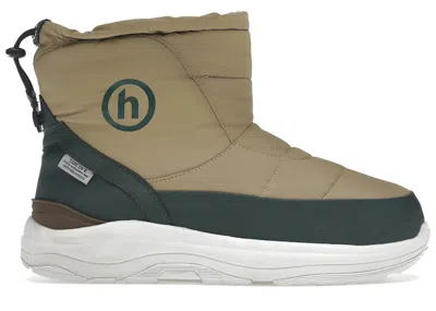 Pre-owned Suicoke Men's  Bower Hidden Ny Sneakers In Beige/green