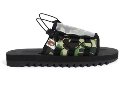 Pre-owned Suicoke Men's  Dao A Bathing Ape Sneakers In Black