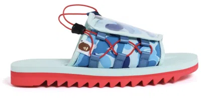 Pre-owned Suicoke Men's  Dao A Bathing Ape Sneakers In Blue
