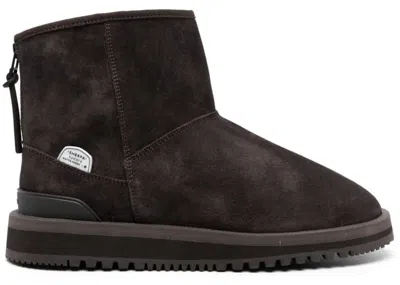 Pre-owned Suicoke Men's  Elsmwpabmid Boot Sneakers In Dark Brown