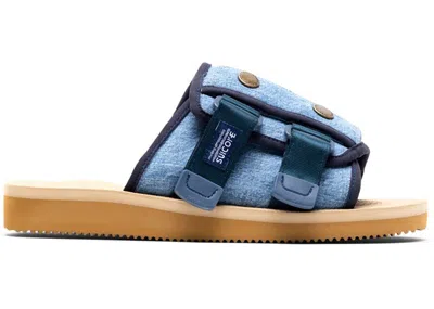 Pre-owned Suicoke Men's  Kaw Bodega One Of One Sneakers In Denim/black/gum