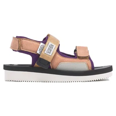 Suicoke Men's Was-v Sandals In Beige In Multi