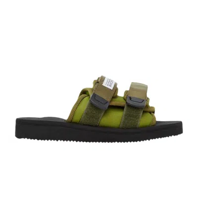 Pre-owned Suicoke Moto-cab 'olive Black' In Green
