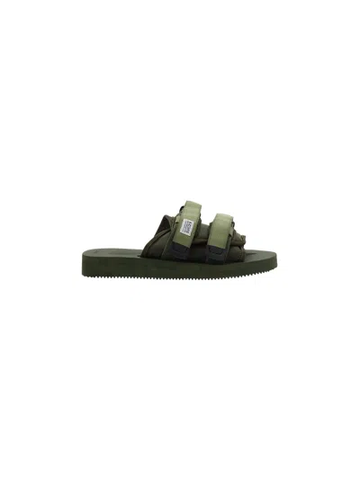 Suicoke Moto Cab Sandals In Olive