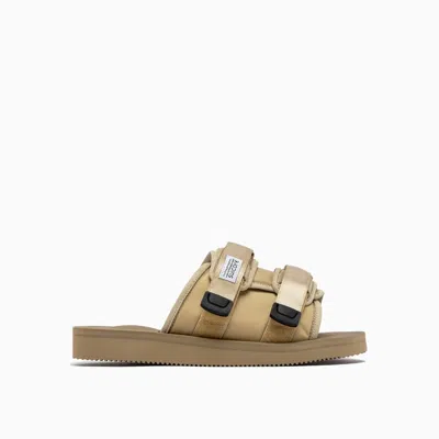 Suicoke Moto-cab Sliders In Beige