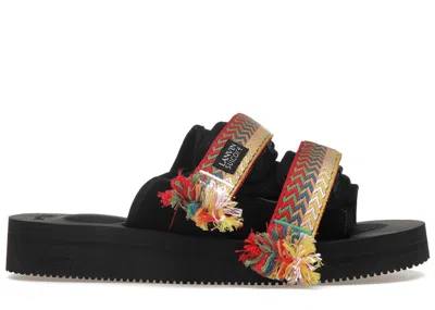 Pre-owned Suicoke Moto Lanvin Vablvn Sneakers In Black