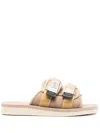 Suicoke Moto-mab Touch-strap Sandals In 中性色