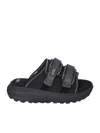 Suicoke Moto Run 2 Black Sandals In Black