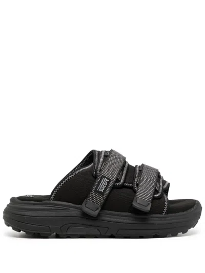 SUICOKE MOTO RUN LOGO-PATCH SLIDES