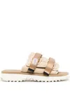 Suicoke Moto-shellab Logo-patch Sandals In Neutrals